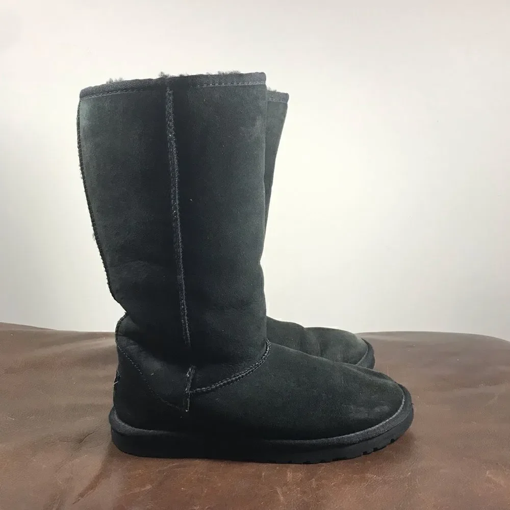 ✅Ugg Tall Classic Black Winter Boots